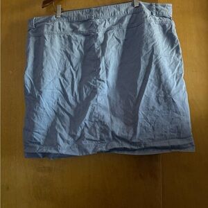 Vintage 2000s gray chino skirt